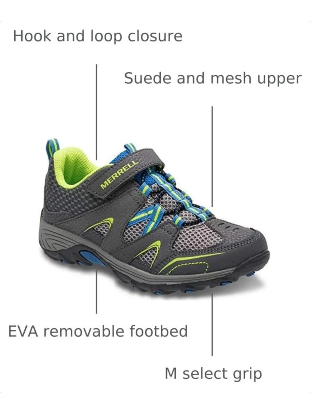 Kids' Trail Running Shoes - Lightweight, Durable, Comfortable for Outdoor